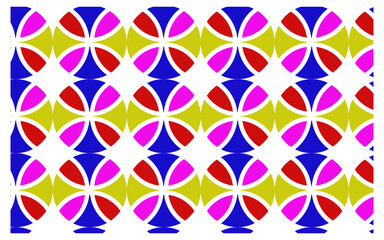 seamless pattern with colorful hearts