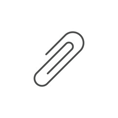 Paperclip Icon Vector Design.