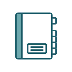 Fototapeta premium planner icon vector design template simple and clean