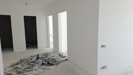 empty white room