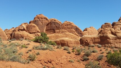 Fototapeta premium photo of beautiful scenery on barren mountain hd