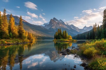 Fototapeta premium Autumn in the mountains