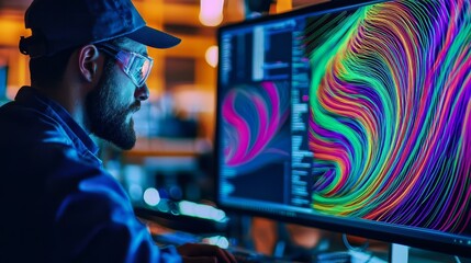 Macro photography highlights the intricate details of engineering analysis.