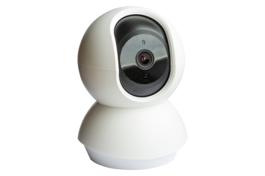 Wifi security home ip camera in PNG isolated on transparent background