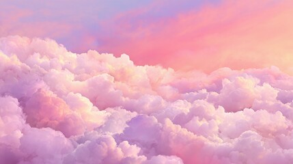 fuzzy sky gentle pink cloud backdrop