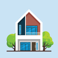 Modern Minimalist Two Storey House Design