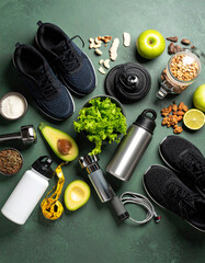 Healthy food and active lifestyles