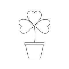 A Purple Oxalis Plant Also Known As False Shamrock On A White Background