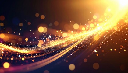 Obraz premium Abstract background with dreamy bokeh lights for festive designs and holiday celebrations