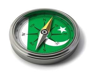 パキスタンの方位磁針