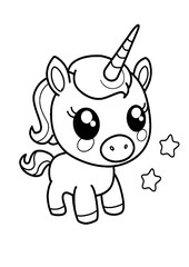 coloring book with cartoon character