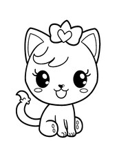 coloring book with cartoon character