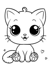 coloring book with cartoon character