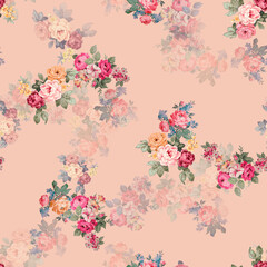 flower all over digital design