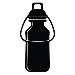 vector illustration of a bottle