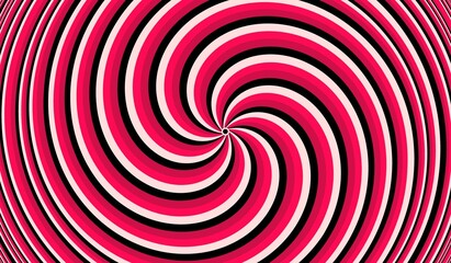 A captivating spiral pattern, journey through colorful optical illusions