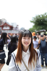 East Asian woman