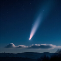 starry night sky with stars
