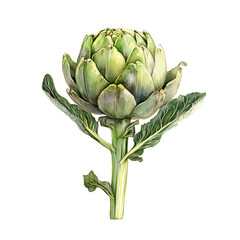 Obraz premium artichoke isolated on white background