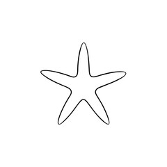 Obraz premium Beautiful Starfish Vector Image from the Ocean