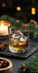 Winter Warmth: A Festive Whiskey Cocktail