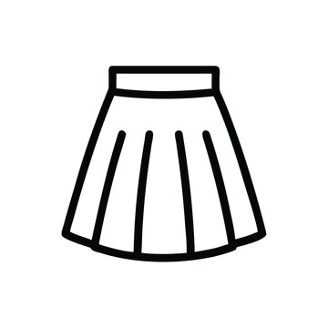 recommend clip art: Skirt line art 