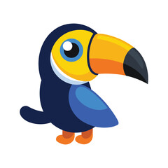 Kawaii Cartoon Toucan.