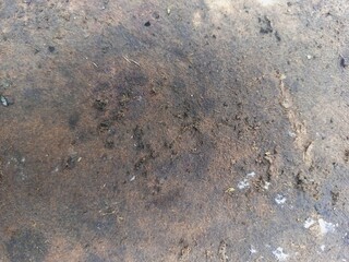 Abstract Grungy Floor with Oil Stains and Dirt Texture