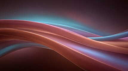 Naklejka premium Abstract Waves with Dark Background.