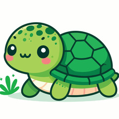 cute turtle image vector