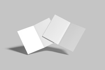 A5 Bifold Brochure Blank Mockup