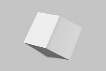 A5 Bifold Brochure Blank Mockup