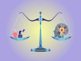 ai or artificial intelligence versus normal human 