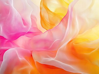 Obraz premium Delicate, flowing, pastel fabrics