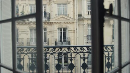 Opening window on parisian architecture
