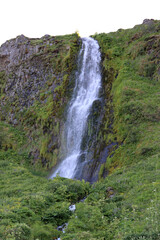 Iceland-waterfall next to Seljalandsfoss waterfall
