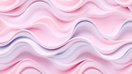 Abstract pink vector background with flowing silk texture and soft light waves