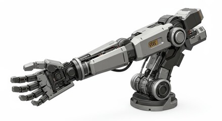 Advanced Robotic Arm Reaching Out