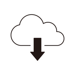 ダウンロード、アップロードのアイコン_14