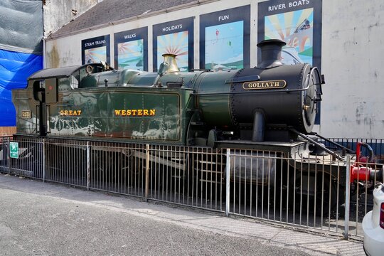 5239 Great Western Locomotive Goliath at Paignton Station. Built in 1924 at Swindon. Paignton, Devon, England, UK. May 2025. 