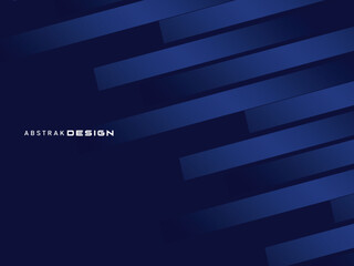 Premium background design with diagonal dark blue stripes pattern. Vector horizontal template for digital lux business banner, contemporary formal invitation, luxury voucher, prestigious gift certific