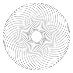 Obraz premium Vector Spiral Element for Graphic Design 