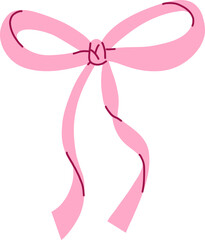 Whimsical Long Tailed Ribbon Bow