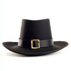 Historic black hat worn during traditional American celebrations in autumn