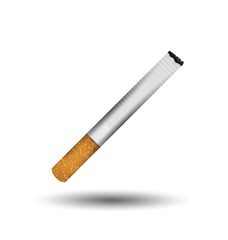 Cigarette isolated on a white background