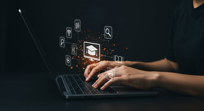 Online Learning, Virtual Classrooms, E-Learning Tools, Digital Education, Remote Study
