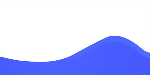 Separator, header, modern wave divider shape vector illustration