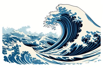 Ocean wave pattern sports sea.