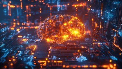 Brain on Circuit Board