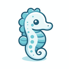 cute hippo vector image